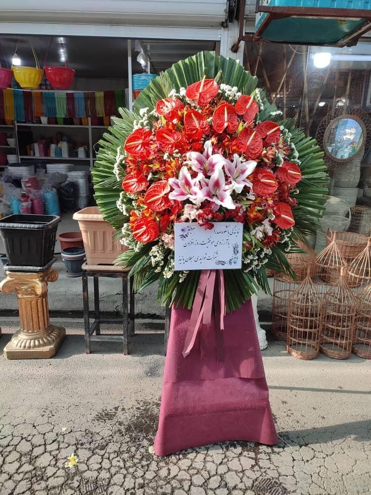 تاجگل افتتاحیه نمایشگاه بین‌المللی تحویل جلوی غرفه|گل و گیاه طبیعی|تهران, شهرک محلاتی|دیوار