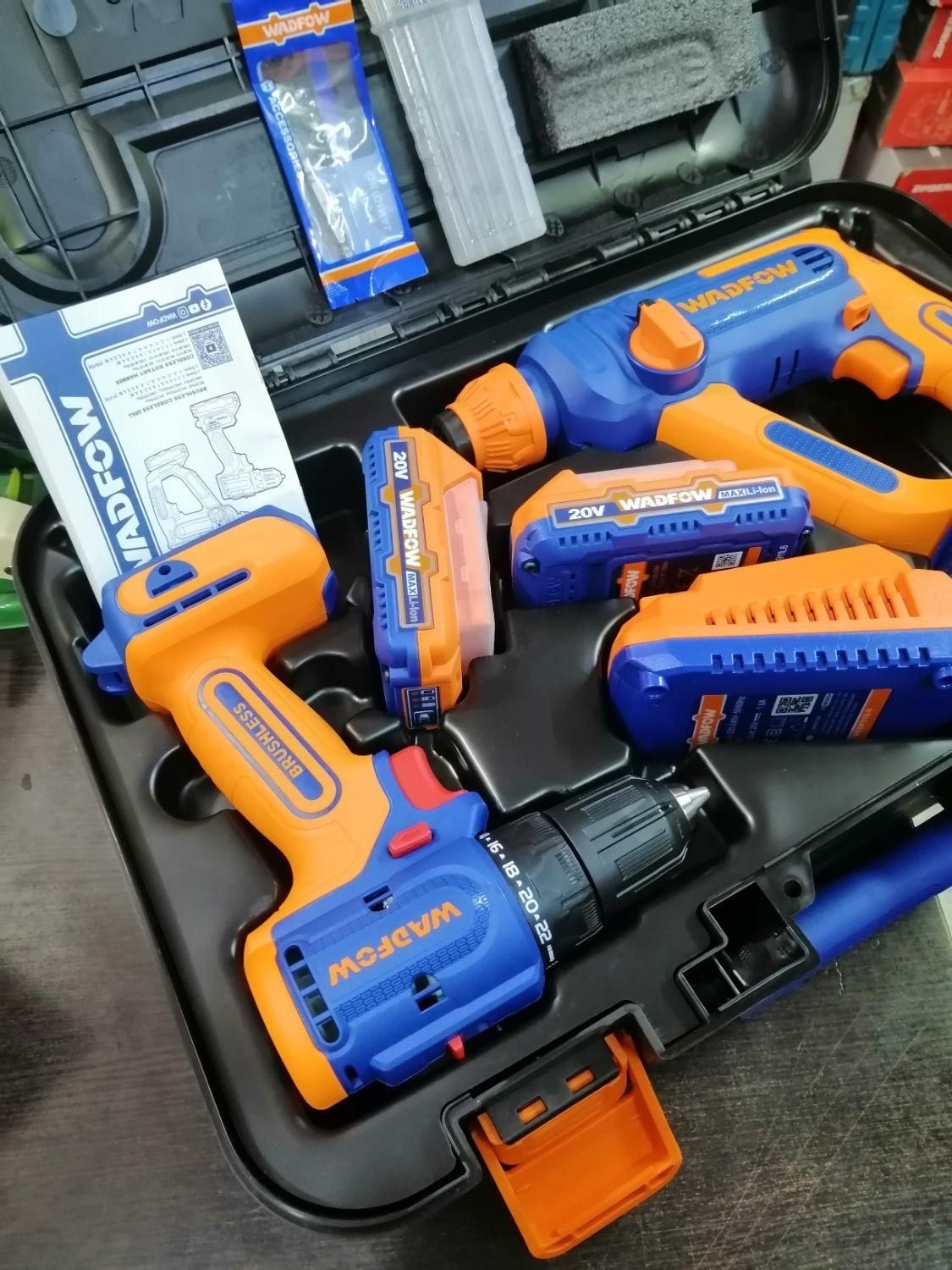 پک2 قلو دریل شارژی و هیلتی شارژی وادفو اصل|ابزارآلات|اصفهان, کشاورزی|دیوار