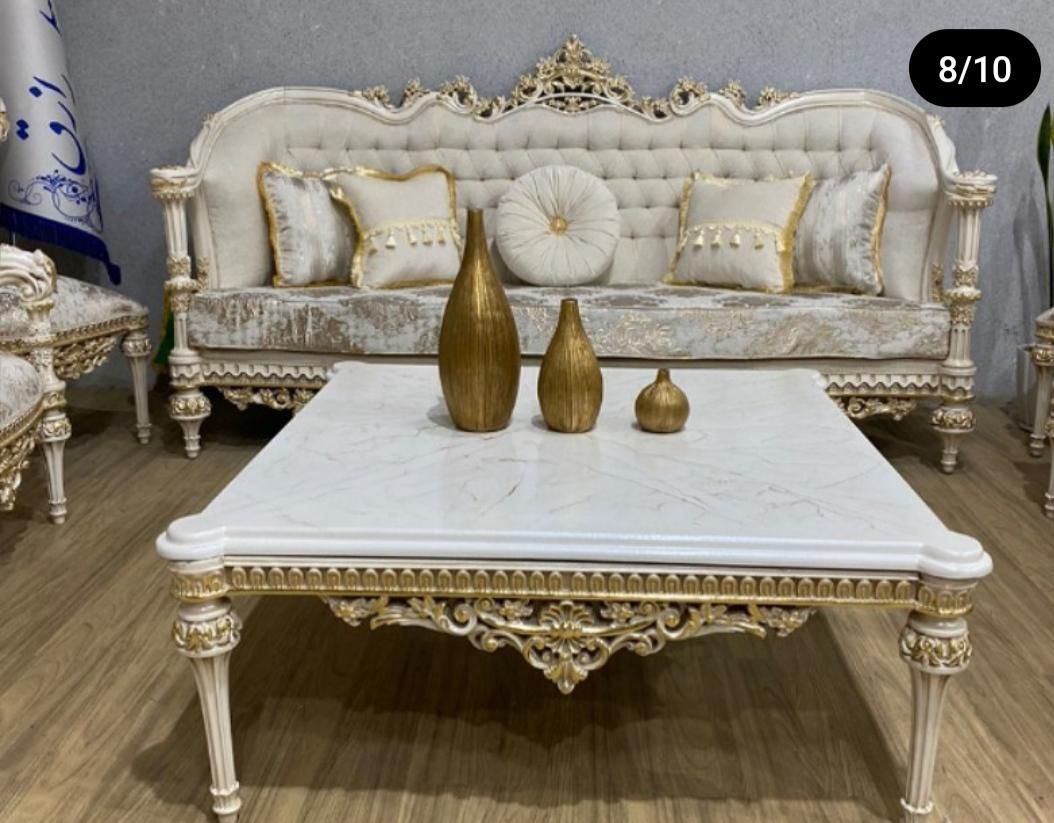 مبل مدل استیل کلاسیک سلطنتی (مبلمان خاطر)5/7/9نفره|مبلمان خانگی و میز عسلی|تهران, شهرک شریفی|دیوار