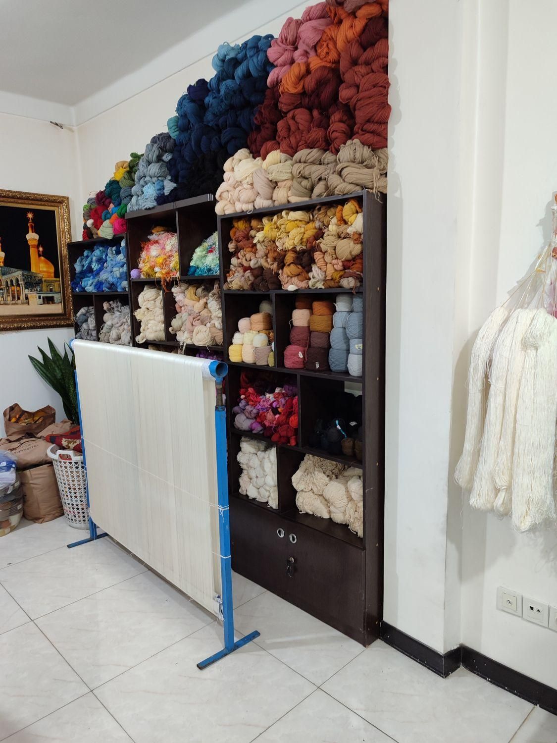 نخ و نقشه و دار و چله کشی و پرداخت|تابلو فرش|تهران, نارمک جنوبی|دیوار