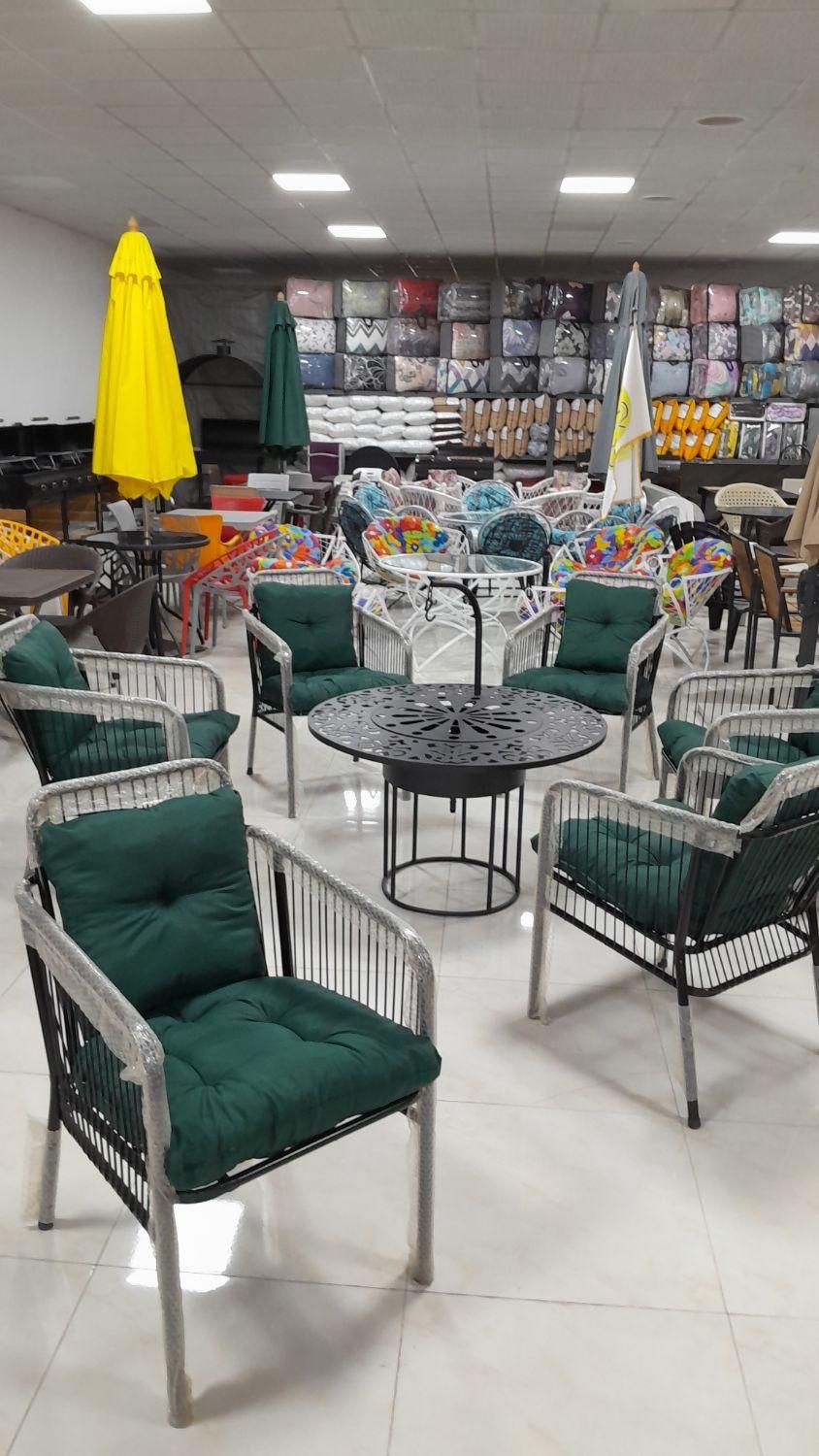 مبل باغی فرفورژه فلزی مدل Diyamond|مبلمان خانگی و میز عسلی|چهارباغ, |دیوار