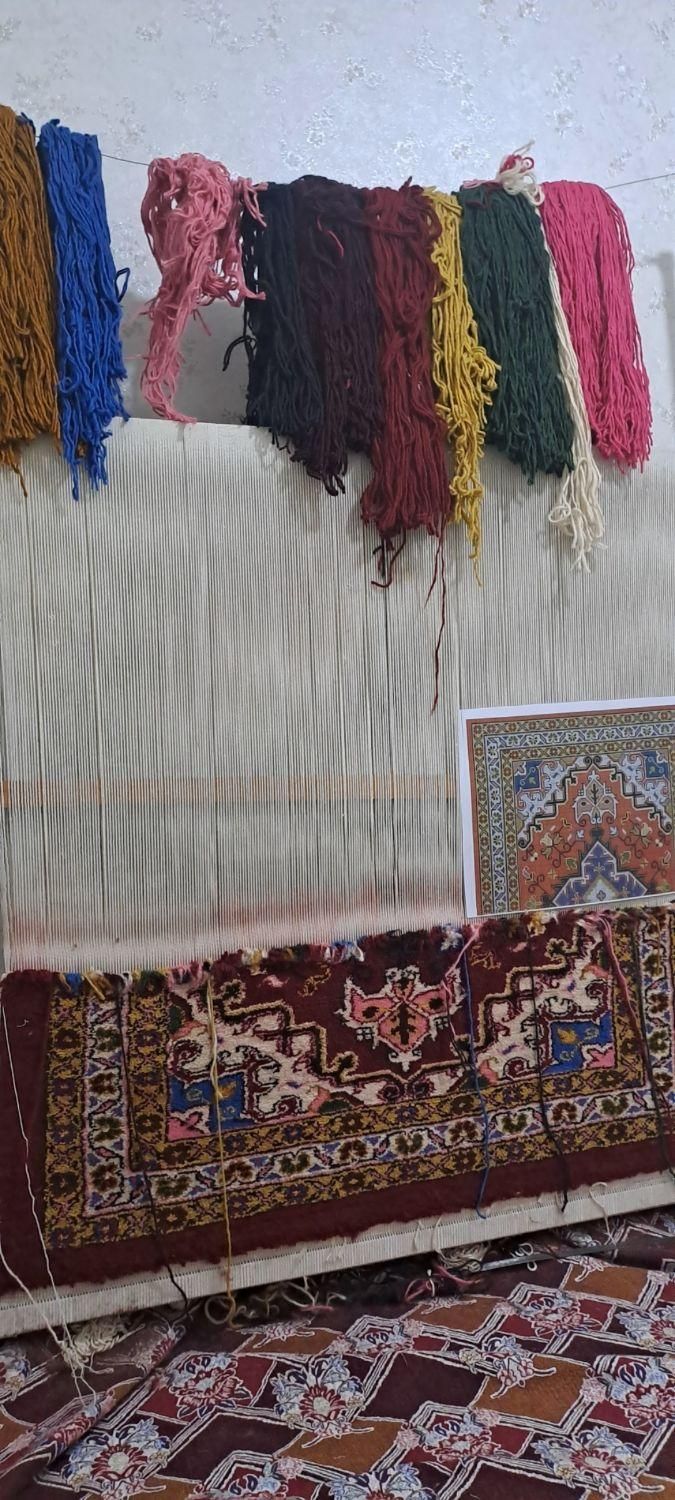 دار قالی وقالی نیمه بافته|گلیم، جاجیم، گبه|کرج, شهرک سهرابیه|دیوار