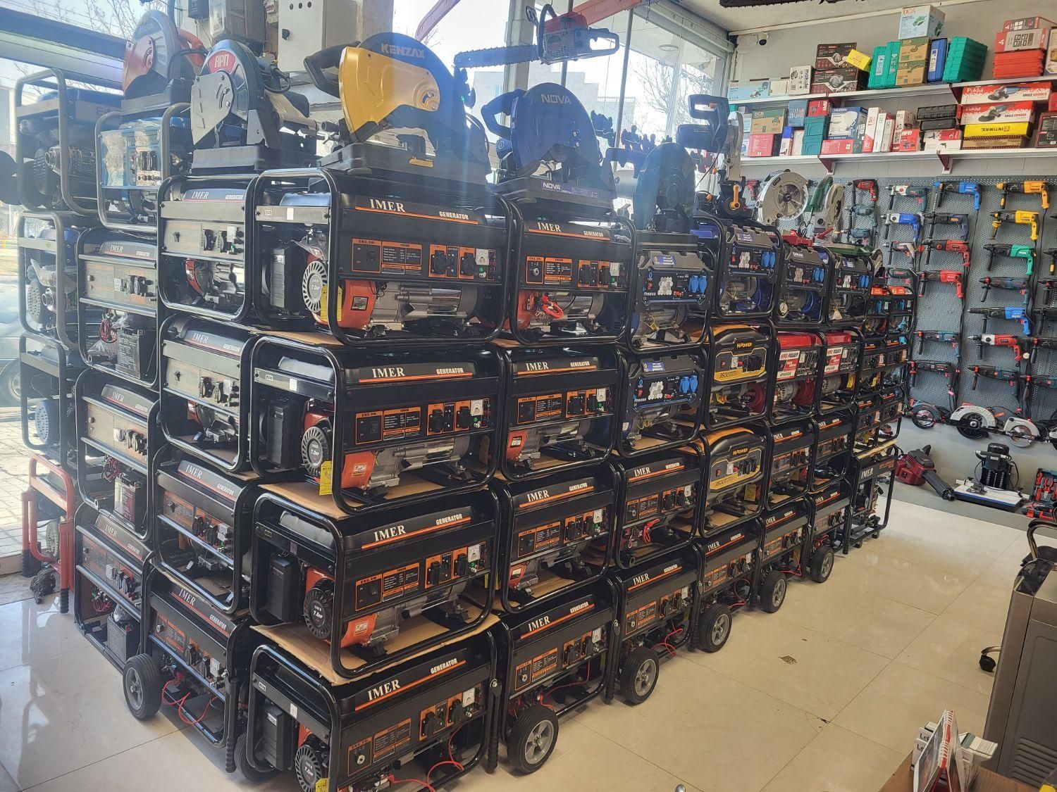 موتور برق تمام مس استارتی هندلی بنزینی دستگاه برق|فروشگاه و مغازه|مشهد, هنرور|دیوار