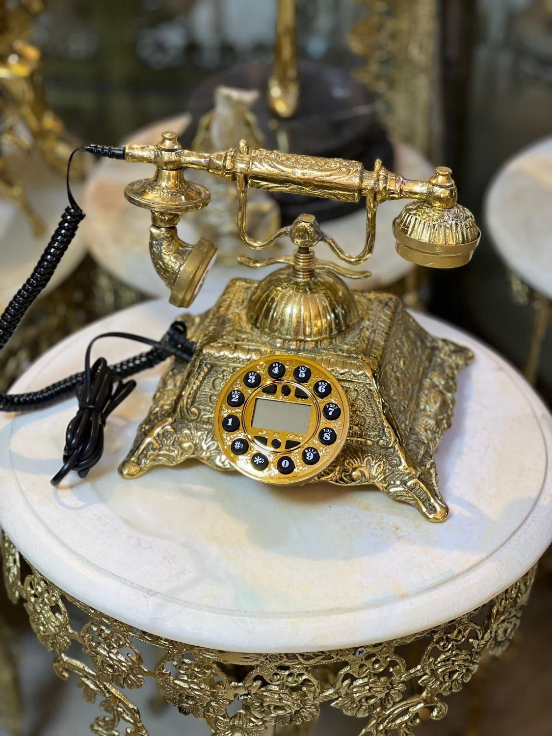 گوشی رومیزی برنز برنزی|تلفن رومیزی|کرج, حصارک بالا|دیوار