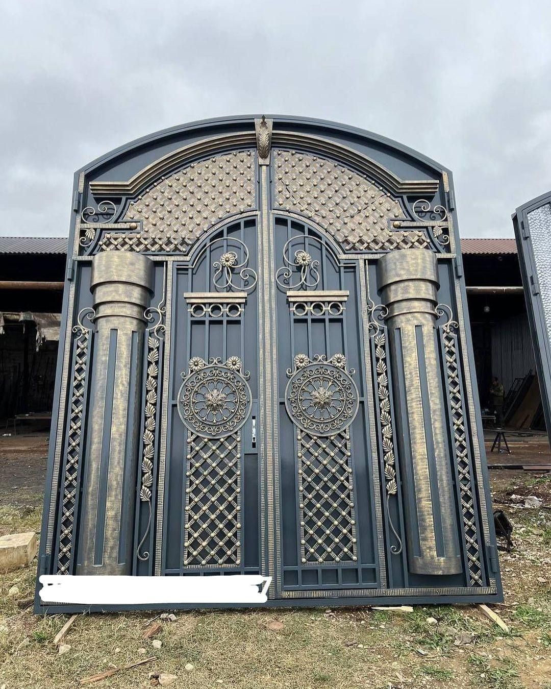 ساخت انواع درب حیاط/ویلا/باغ/باغچه طرح دار و ساده|مصالح و تجهیزات ساختمان|دزفول, |دیوار