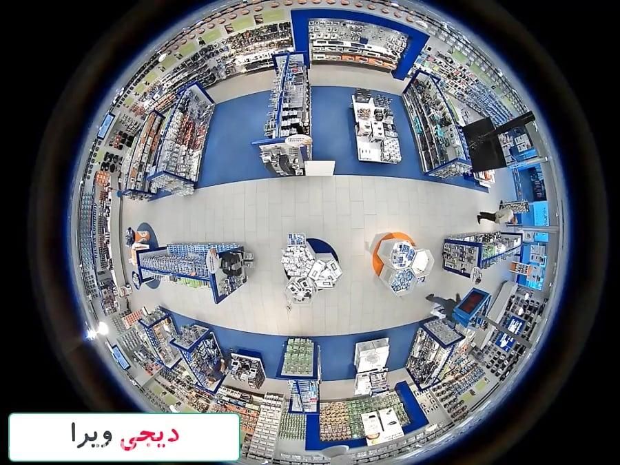 دوربین مداربسته پاناروما360درجه بادیددرشب(خسروی)|دوربین مداربسته|بیرجند, |دیوار
