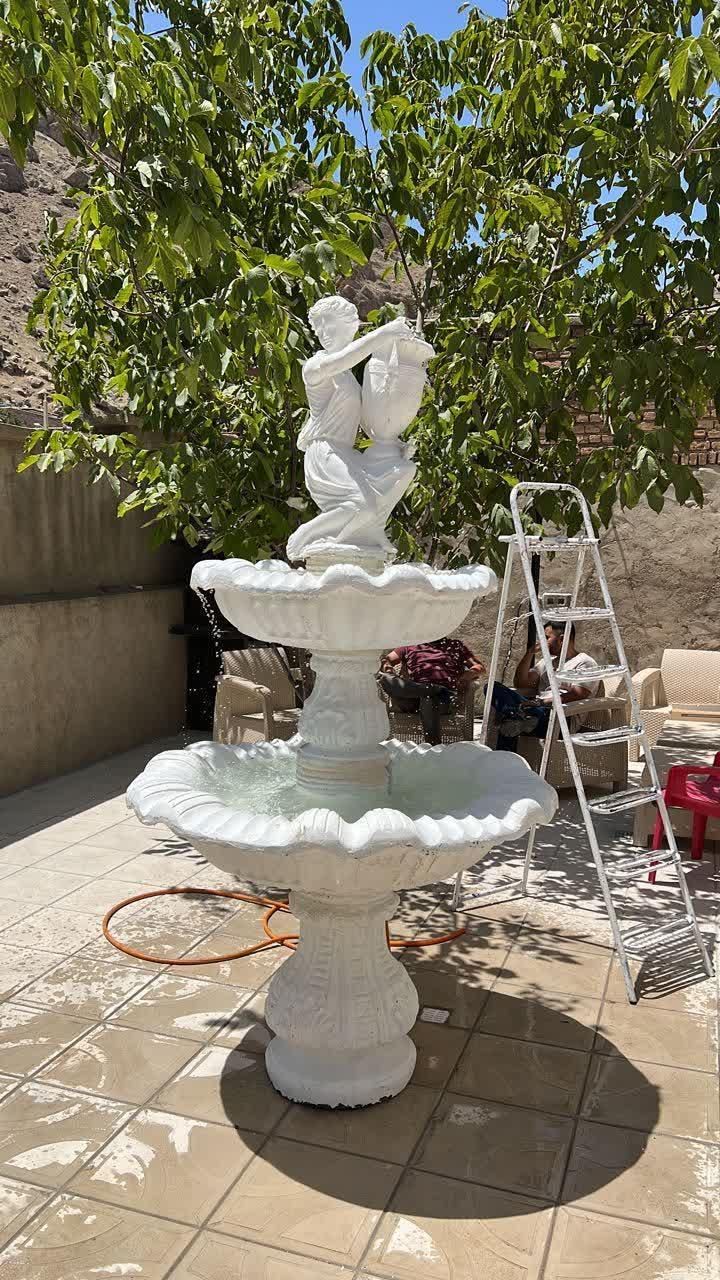 آبنما دوطبقه مجسمه دار بتن گلاس مجلل شیک مقاوم|مصالح و تجهیزات ساختمان|تهران, شهرک دانشگاه|دیوار