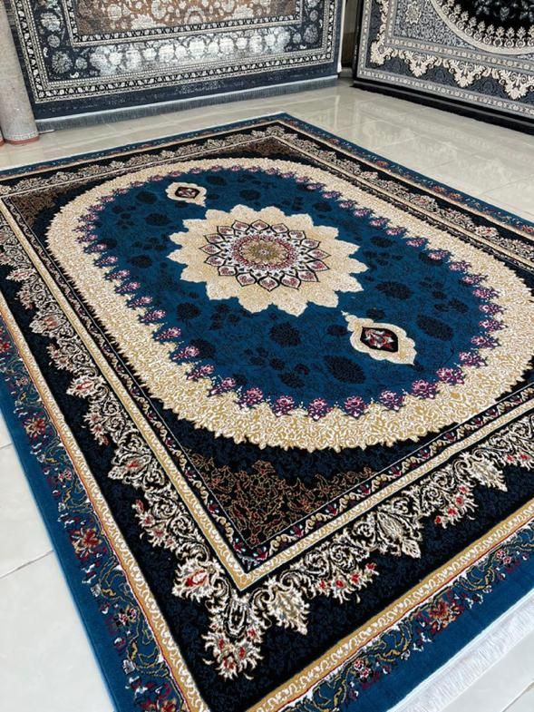 فرش فیروزه‌ای ۶متری۹متری۱۲متری|فرش|اصفهان, خانه اصفهان|دیوار