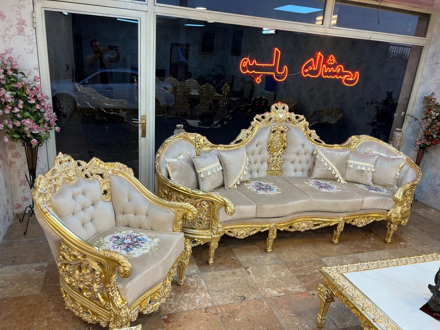 مدل خرچنگی راشل((کینگ سایز)) ایلماز|مبلمان خانگی و میز عسلی|تبریز, |دیوار
