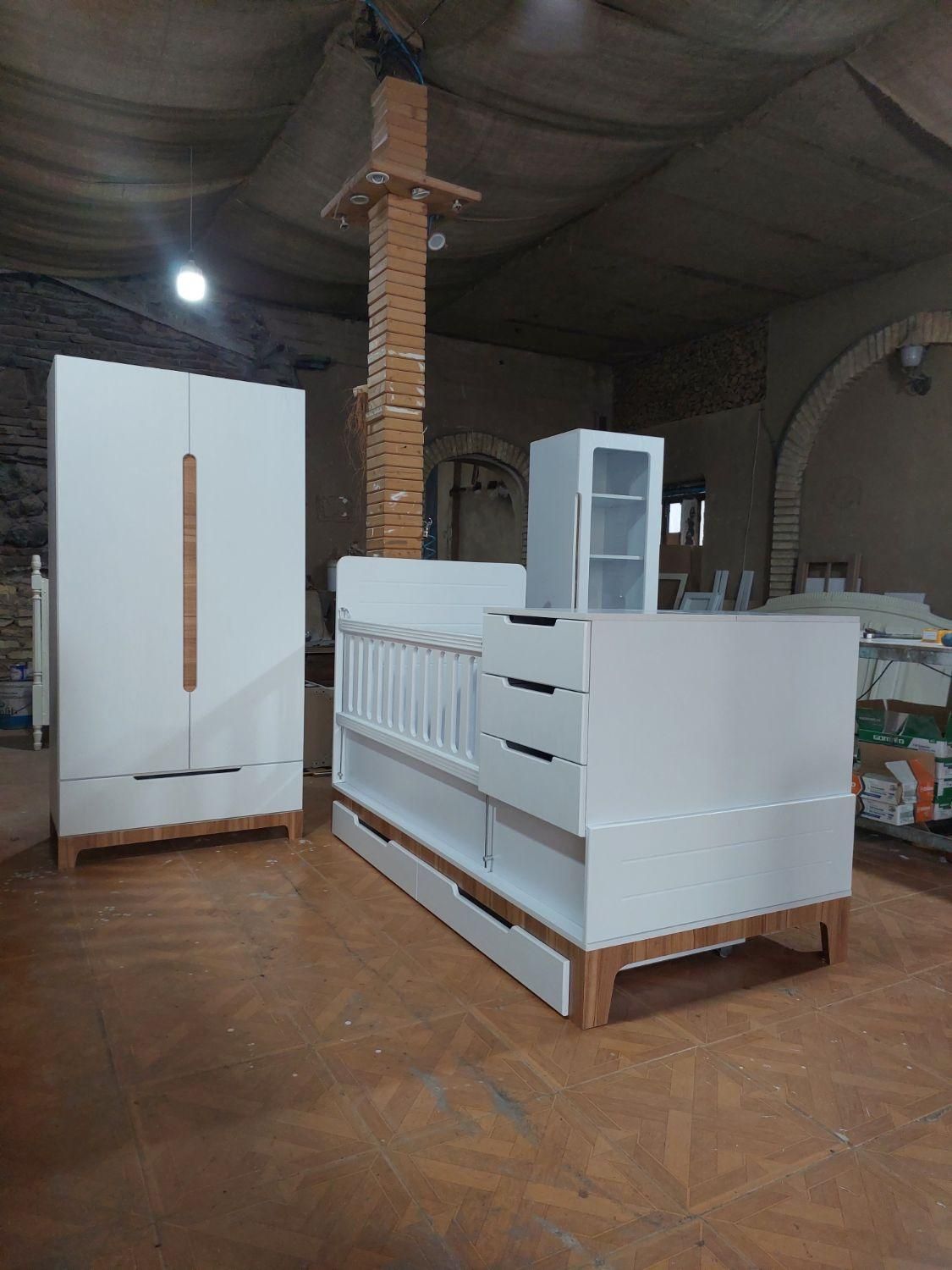 سرویس خواب نوزاد نوجوان، سیسمونی|تخت و سرویس خواب|رباطکریم, |دیوار