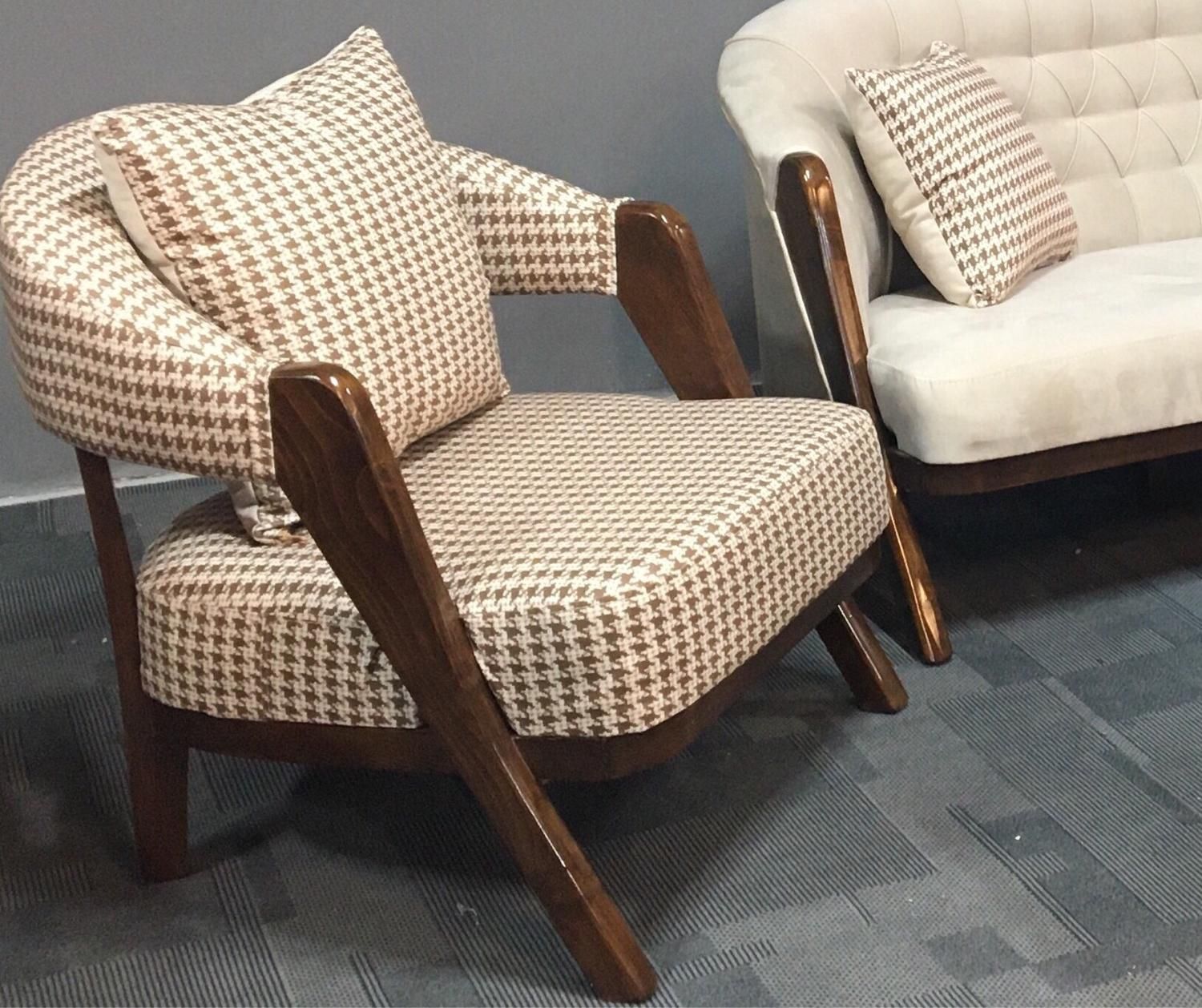 مبل راحتی مبلمان چوب روس مینیمال ۰۳|مبلمان خانگی و میز عسلی|تهران, یافت آباد جنوبی|دیوار