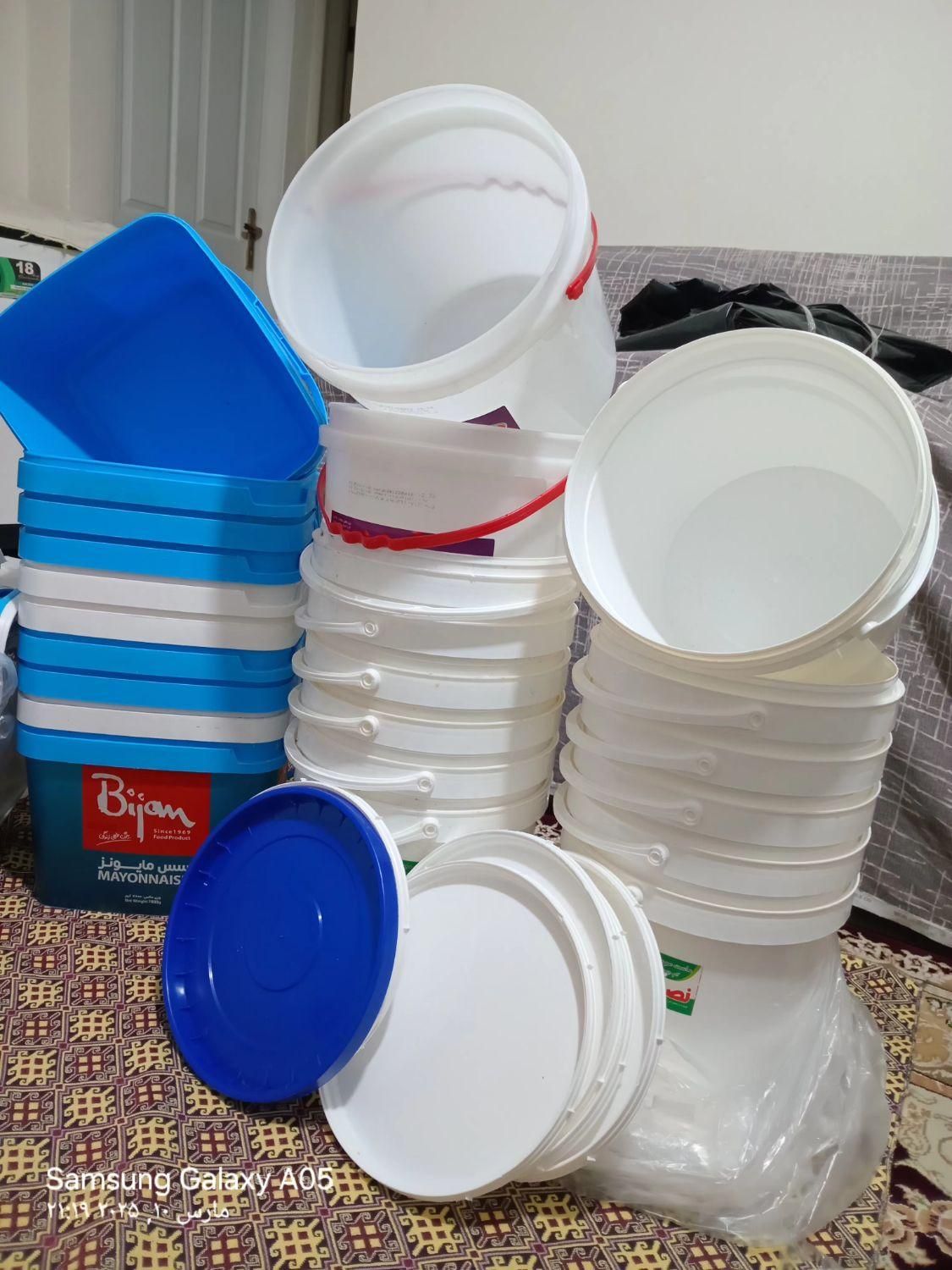 سطل و دبه پلاستیکی مواد غذایی|ظروف نگهدارنده، پلاستیکی، یک‌بارمصرف|محمدیه-قزوین, |دیوار