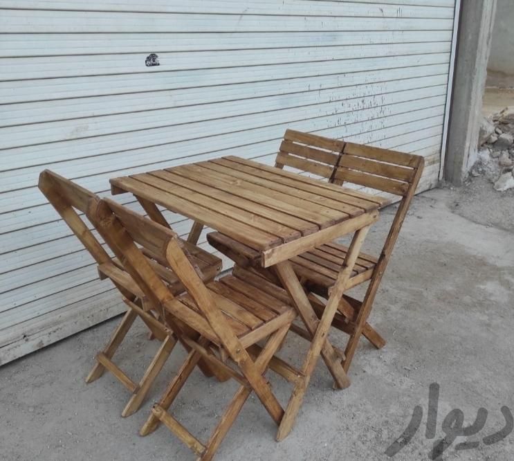 میز و صندلی تاشو چوبی مدل آرنیکا (کارخانه تهران)|صندلی و نیمکت|تهران, نواب|دیوار