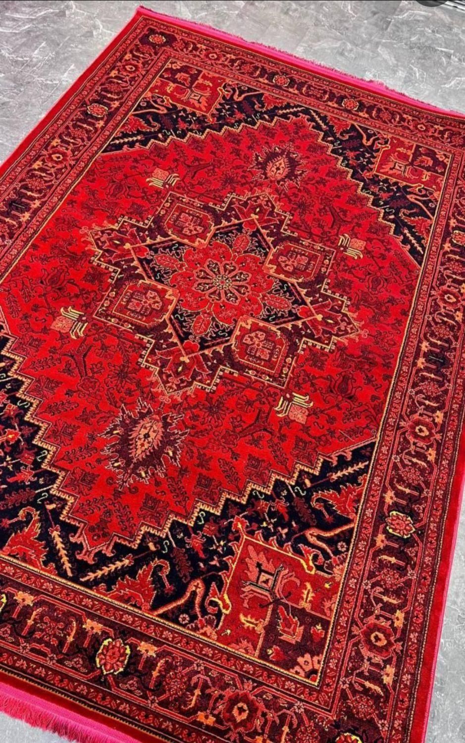 فرش بزرگمهر ۱۲۰۰ شانه کلکسیون شقایق  ۱۲ متری|فرش|شیراز, شهرک سراج‎|دیوار