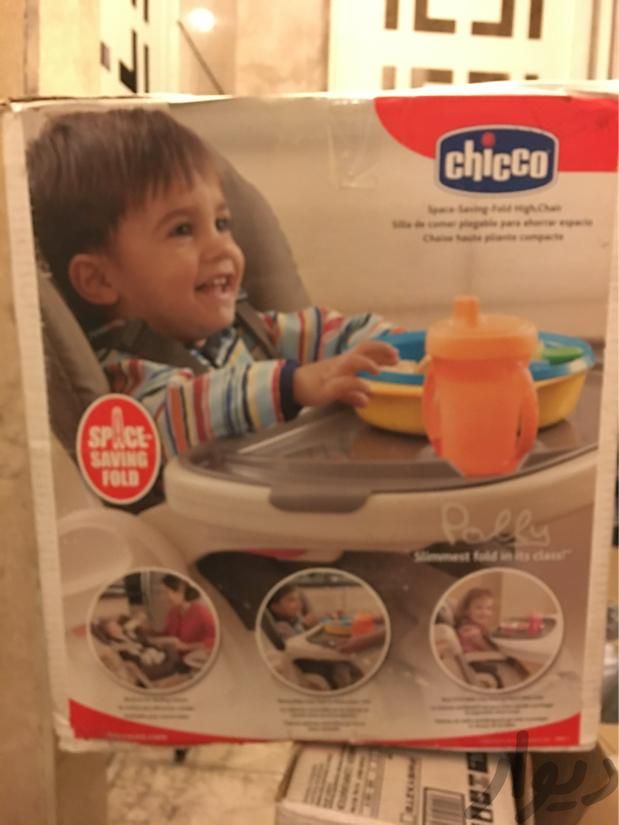 صندلی غذا کودک برند chicco|تخت و صندلی بچه|تهران, شهرک ژاندارمری|دیوار