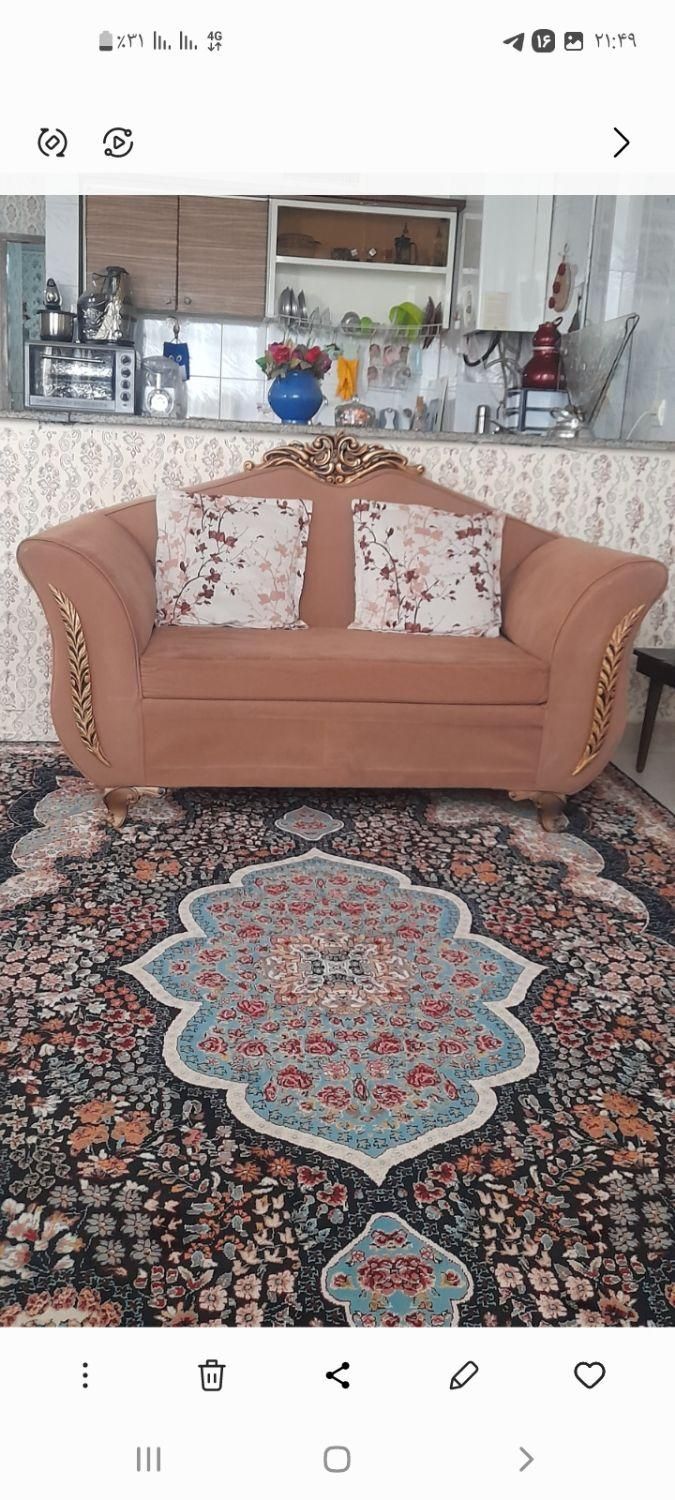 مبل نسکافه ای|مبلمان خانگی و میز عسلی|کرمانشاه, |دیوار