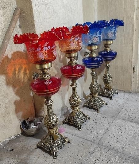 تولید چراغ شمعدان لاله باکارا لب چین رنگی|صنایع دستی و سایر لوازم تزئینی|تهران, شوش|دیوار