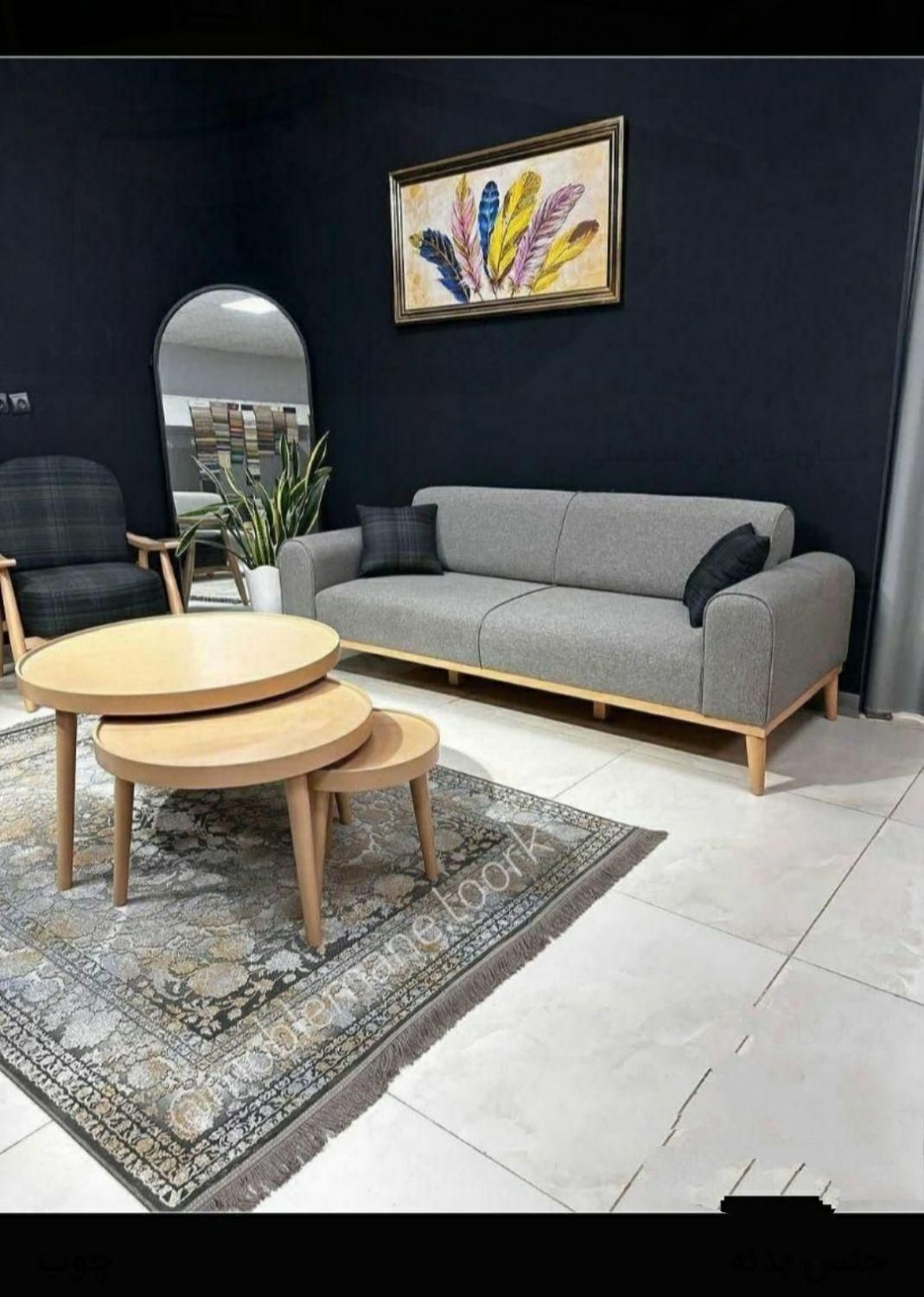 مبل مینیمال 8نفره|مبلمان خانگی و میز عسلی|رشت, گیل|دیوار