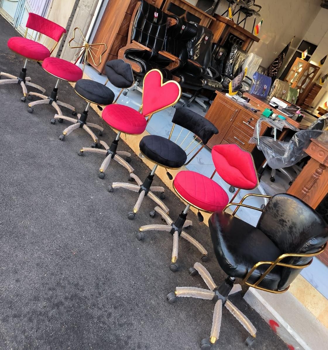 ۳۵ مدل تنوع صندل جکدار آرایشگاهی صندلی فانتزی|دفتر کار|ماکو, |دیوار