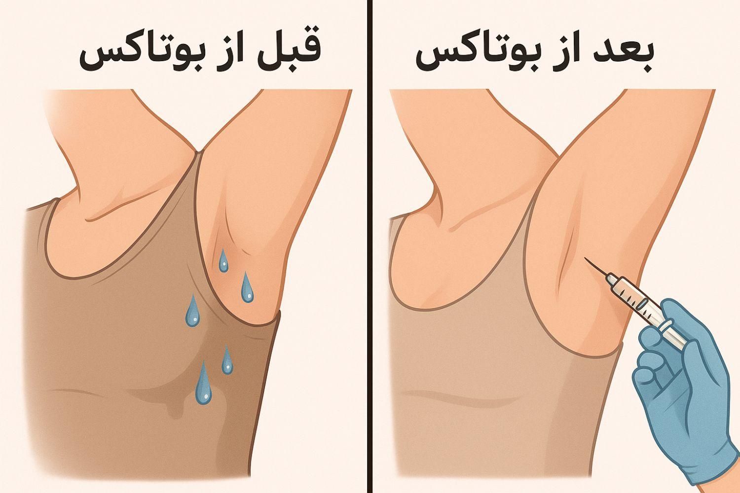 بوتاکس زیر بغل در منزل شما|خدمات آرایشگری و زیبایی|تهران, باغ فیض|دیوار