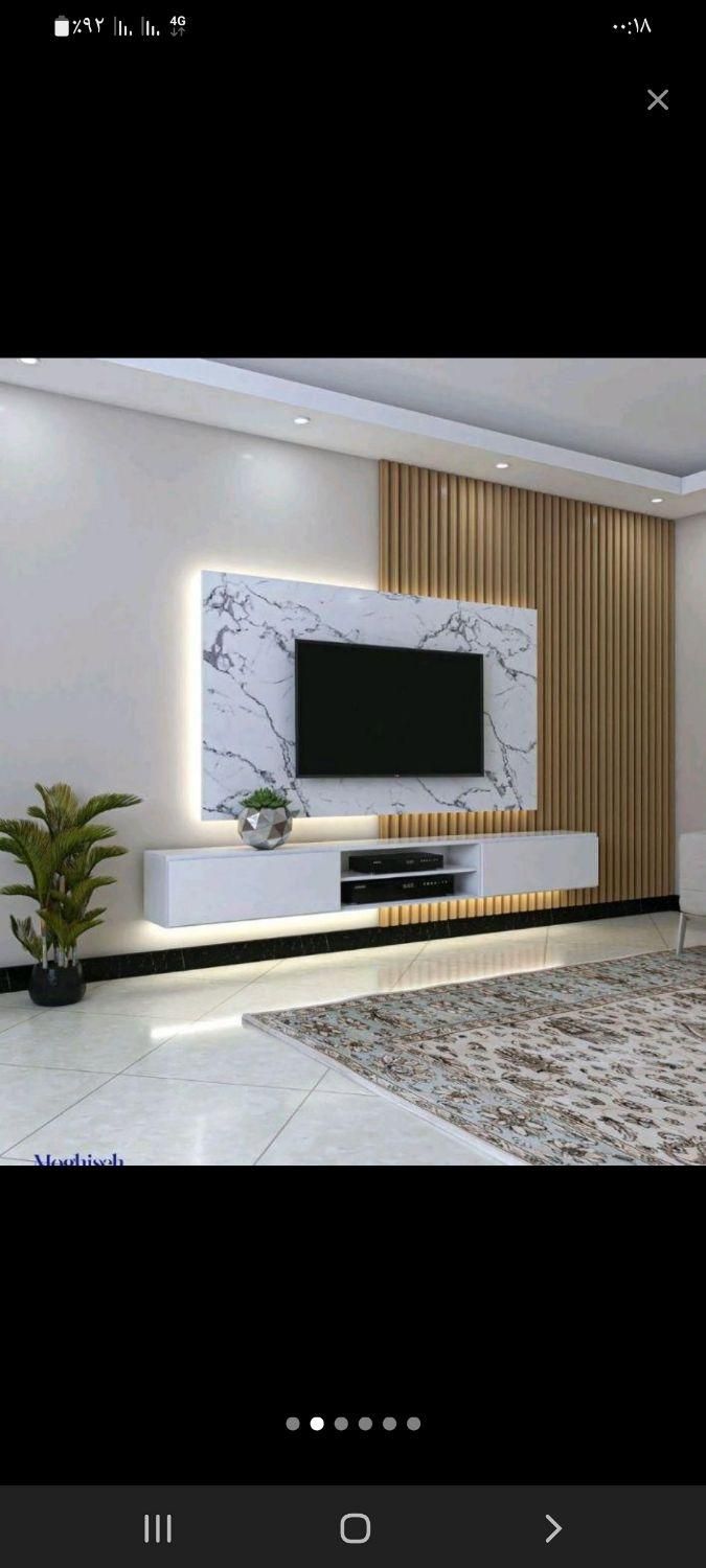 کابینت وکمددیواری mdf وهایگلاس|جاکفشی، کمد، دراور|کوهدشت, |دیوار