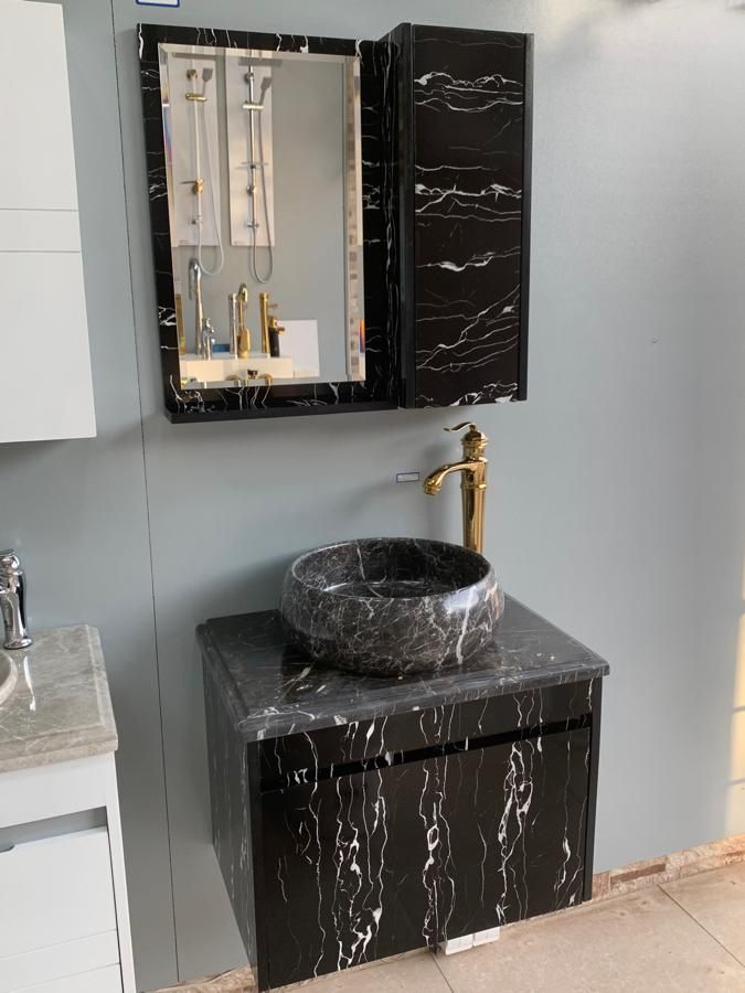 روشویی کابینتی مشکی|لوازم سرویس بهداشتی|یزد, |دیوار