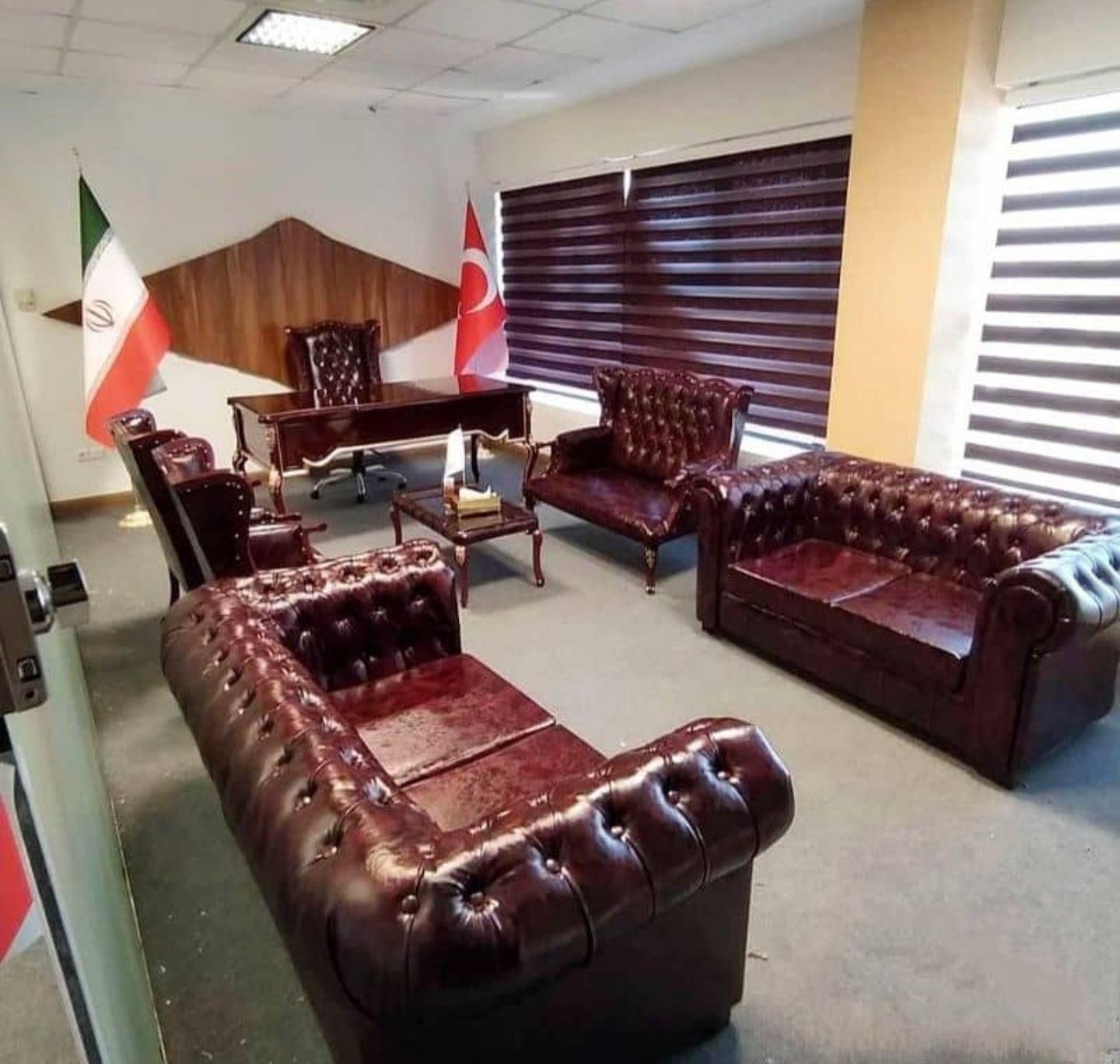 مبل تک نفره نیم ست پذیرایی انتظار چرم فوم سرد مطب|مبلمان اداری|تهران, شهید رجایی|دیوار