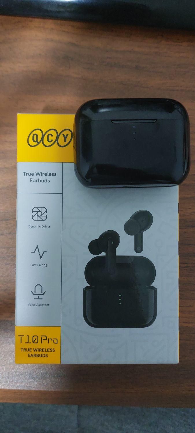 هدفون بلوتوث qcy t10 pro|لوازم جانبی موبایل و تبلت|رشت, استقامت ۱|دیوار