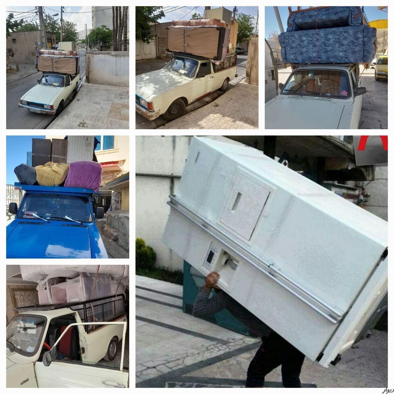اتوبارباربری بومهن کارگرخالی وانت بار نیسان خاور|خدمات حمل و نقل|بومهن, |دیوار