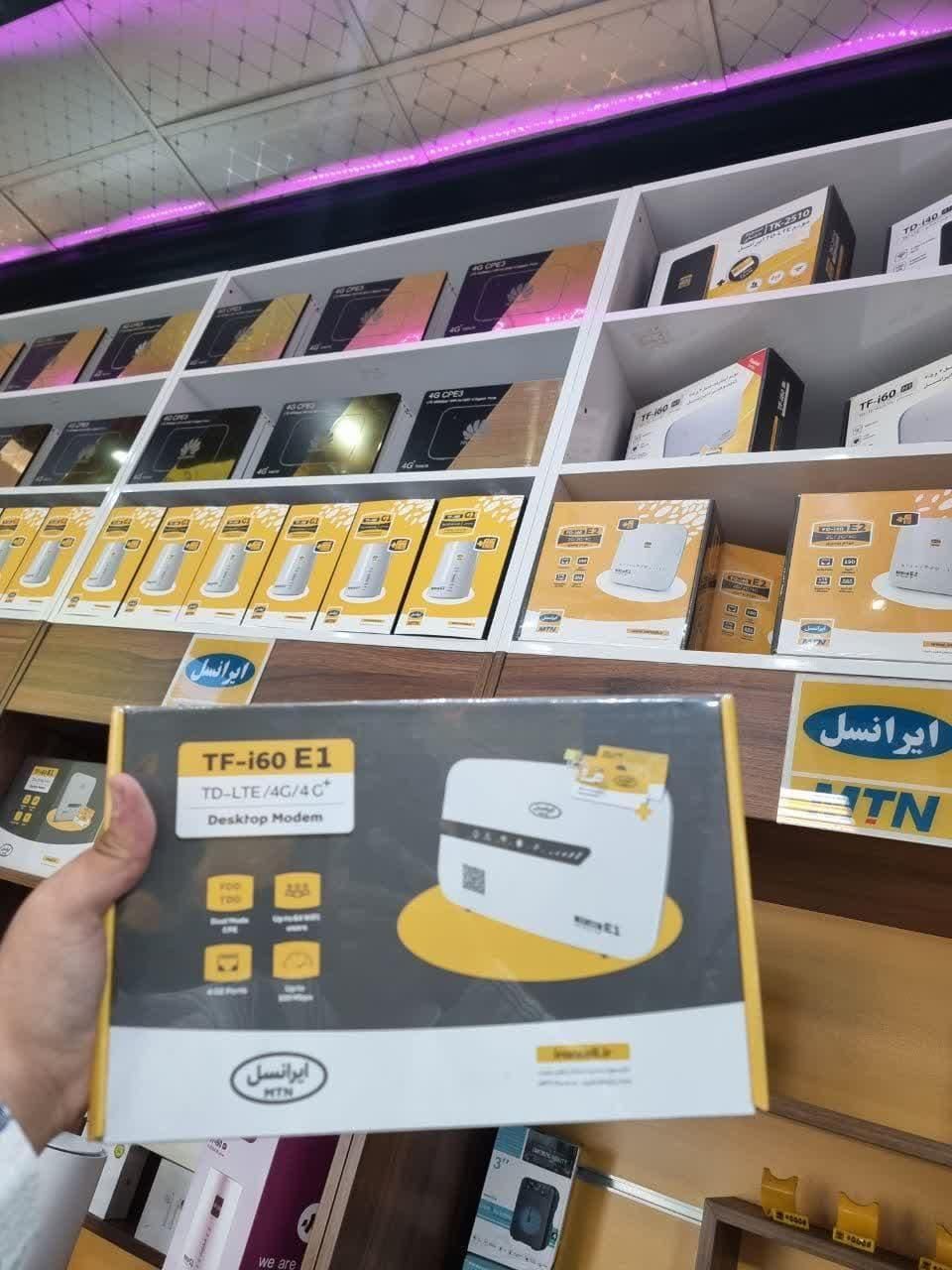 مودم آنلاک ایرانسل TD-LTE TF-i60 E1 اصل-کپی|مودم و تجهیزات شبکه|اصفهان, لاله|دیوار