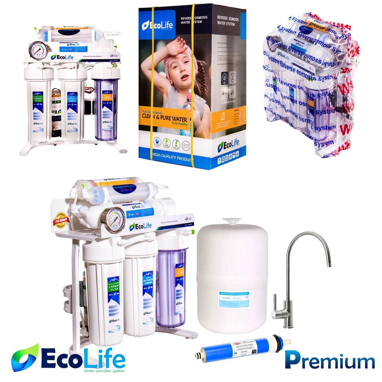 دستگاه تصفیه آب اکولایف مدل پرمیوم|آب‌سردکن و تصفیه آب|ساری, |دیوار