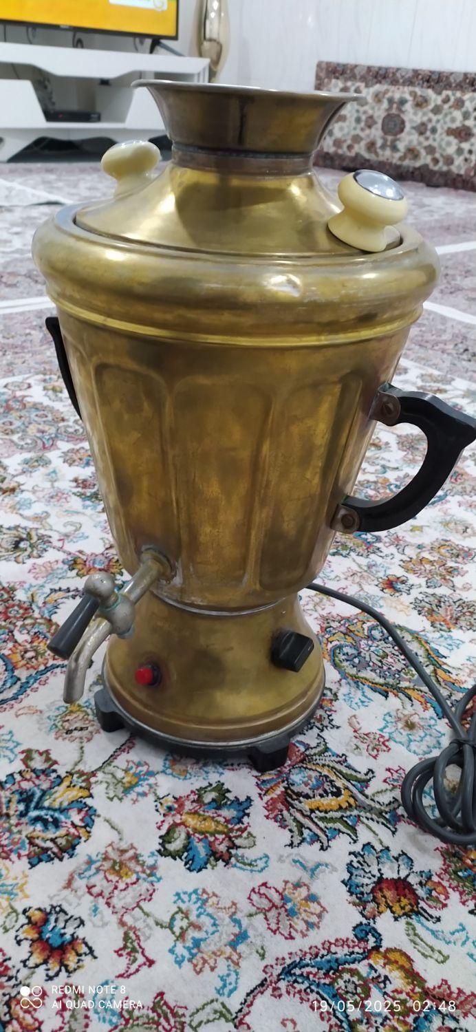 فروش سماور برنجی برقی|سماور، چای‌ساز، قهوه‌ساز|مریوان, |دیوار
