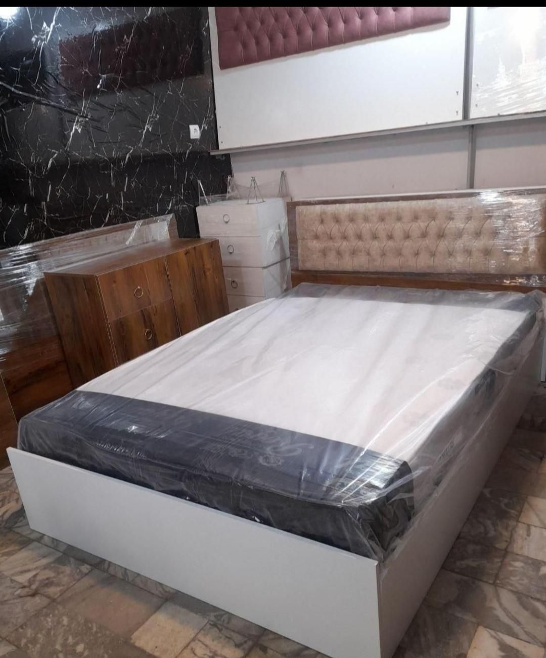 تخت خواب دونفره بیستا طرح جدید|تخت و سرویس خواب|همدان, |دیوار