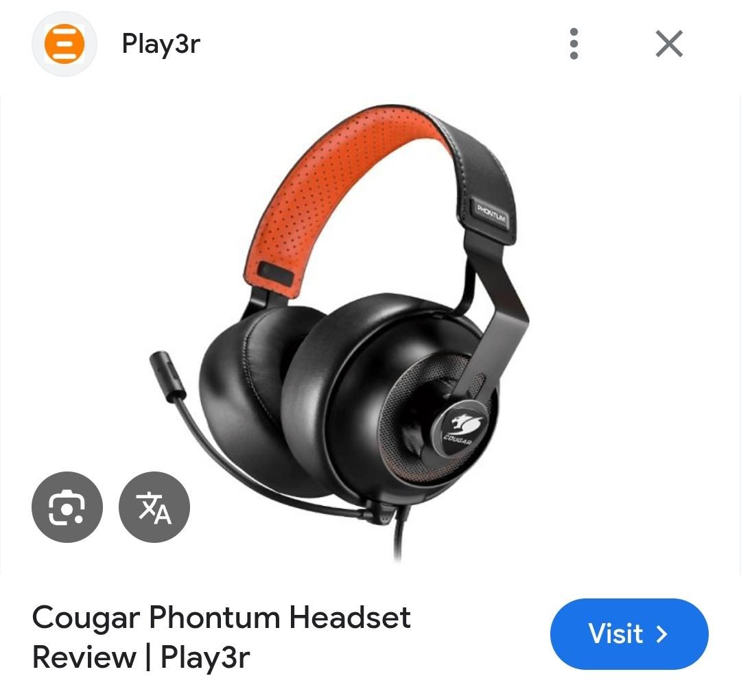 هدست استریو گیمینگ کوگر فانتوم (cougar phontum)|قطعات و لوازم جانبی رایانه|دزفول, |دیوار