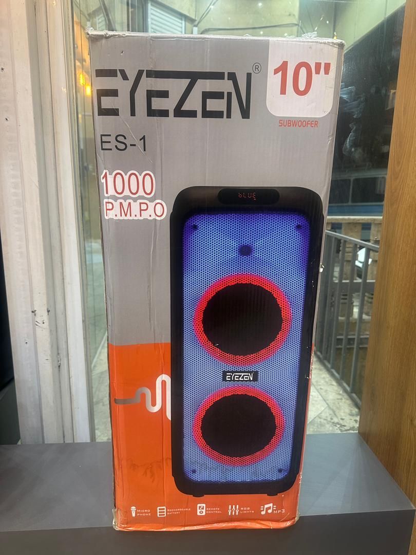 اسپیکر بزرگ 10 اینچ برند eyezen es-1 کیفیت عالی|سیستم صوتی خانگی|لامرد, |دیوار
