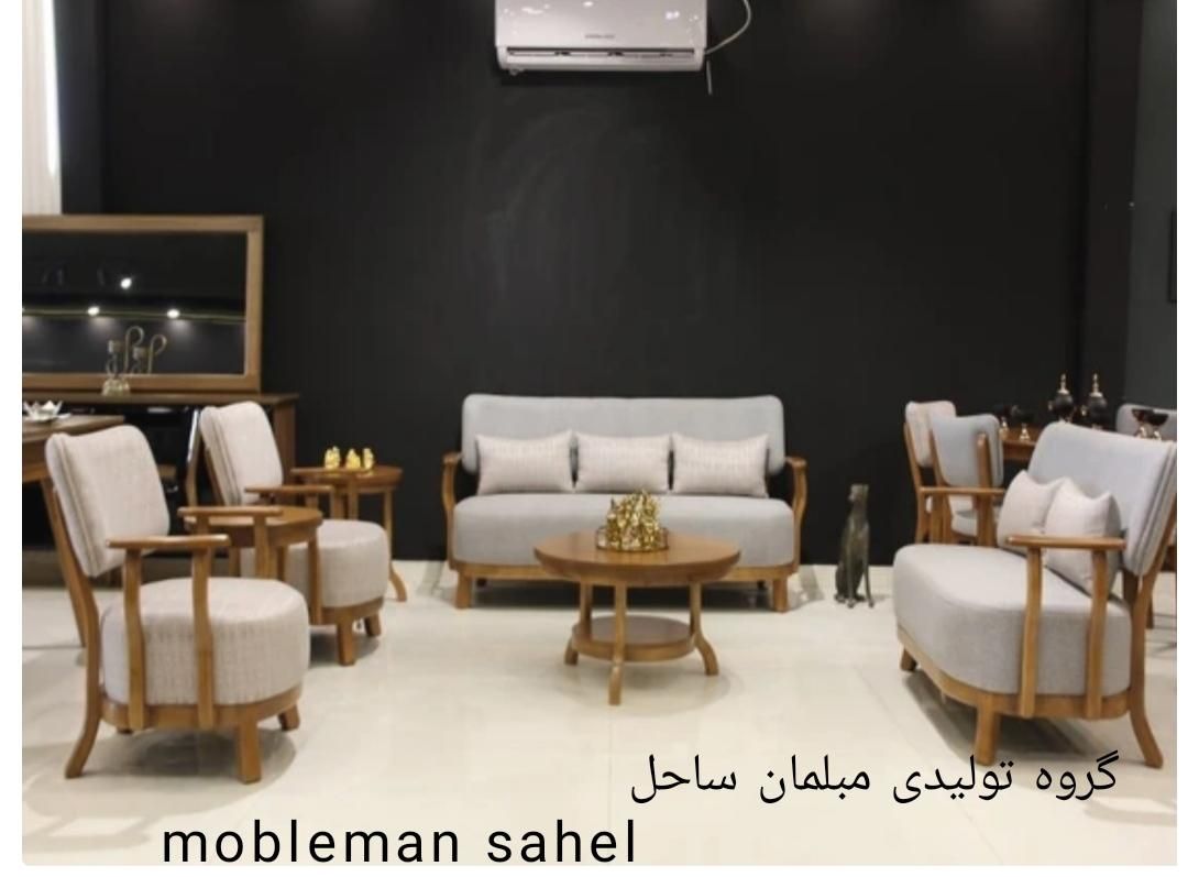 مبل مینی مال 7نفره مدل lahastani شرکتی استاندارد|مبلمان خانگی و میز عسلی|نظرآباد, |دیوار
