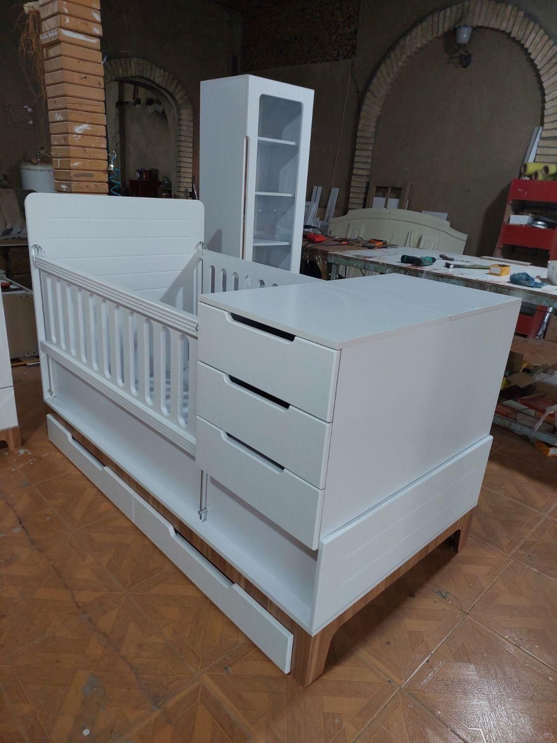 سرویس خواب نوزاد نوجوان، سیسمونی|تخت و سرویس خواب|رباطکریم, |دیوار