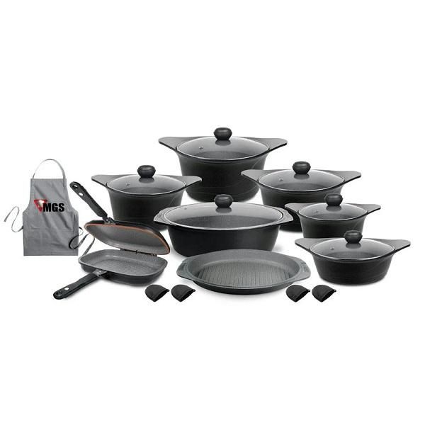 سرویس قابلمه چُدن 20تیکه مدل RS.K.A ترکیه ای اصلی|ظروف پختوپز|یزد, |دیوار