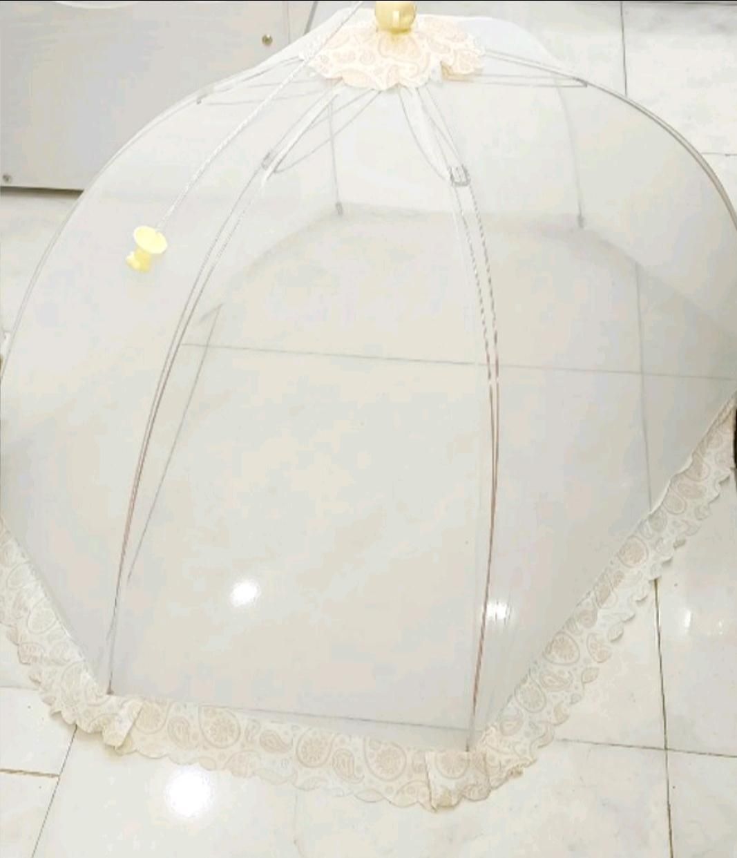 سیسمونی و پشه بند چتری حریر|اسباب و اثاث بچه|قم, نیروگاه|دیوار