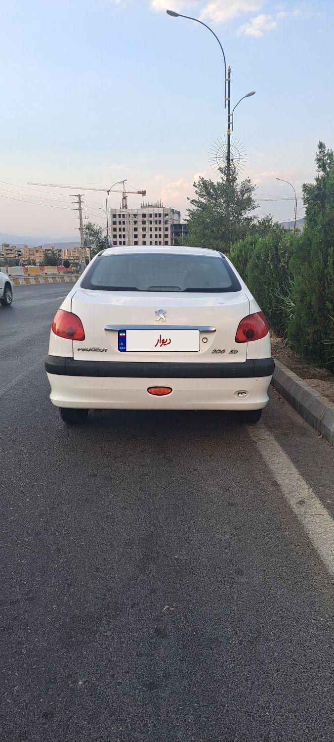 پژو 206 SD V8، مدل ۱۳۹۶|خودرو سواری و وانت|تبریز, |دیوار