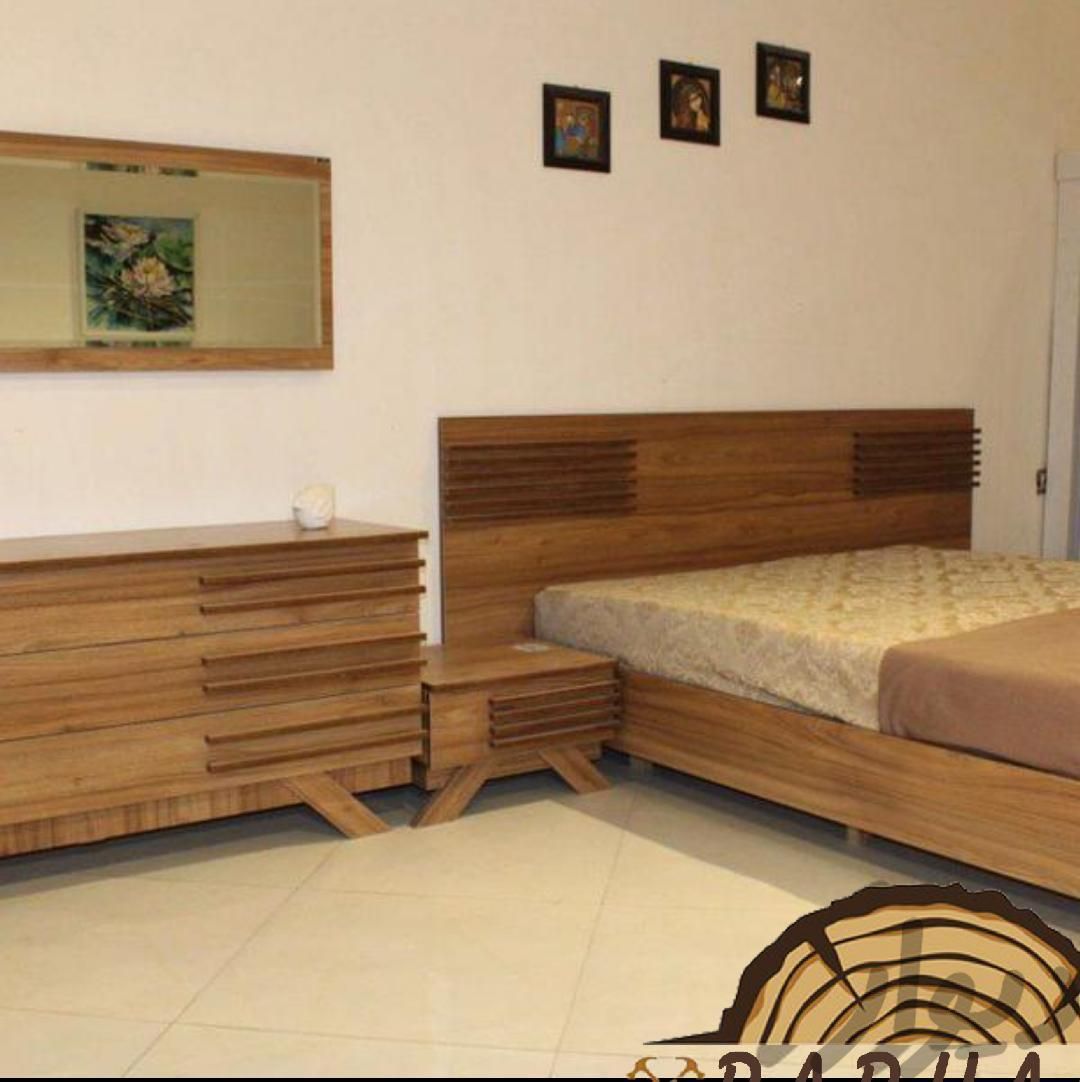 سرویس اتاق خواب دو نفره تخت خواب دونفره ماه|تخت و سرویس خواب|مشهد, سیس‌آباد|دیوار