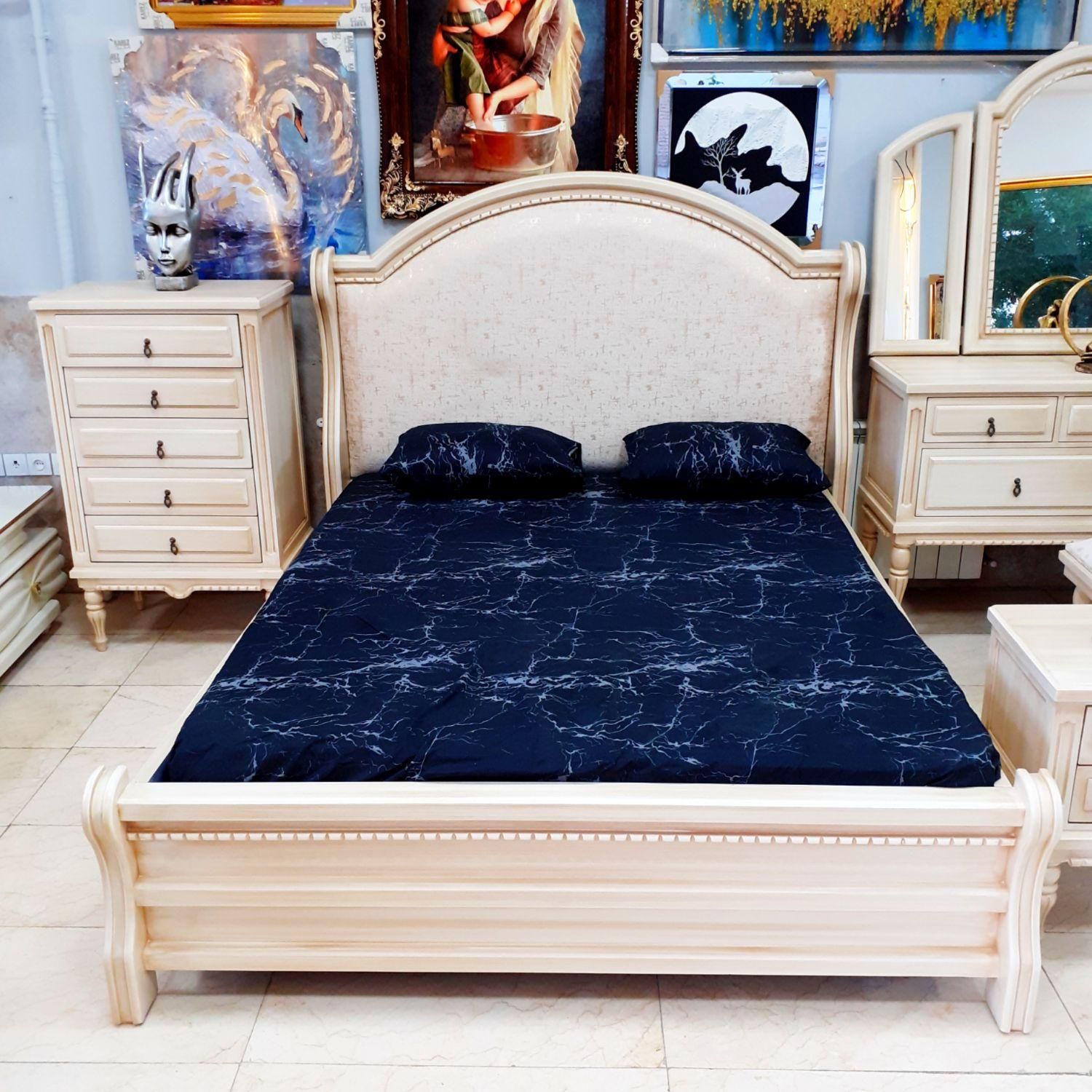 سرویس تخت خواب فرانسوی مدل لوتوس|تخت و سرویس خواب|مهاباد (آذربایجان غربی), |دیوار