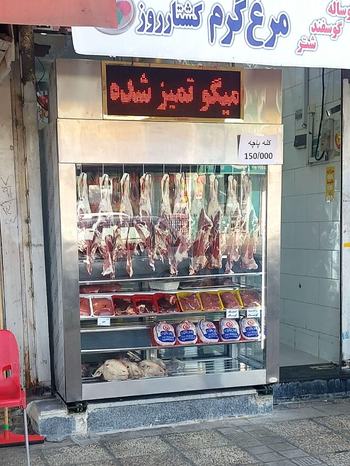 یخچال گوشت و قصابی ایستاده، کبابی|فروشگاه و مغازه|شیراز, شهرک گلها|دیوار