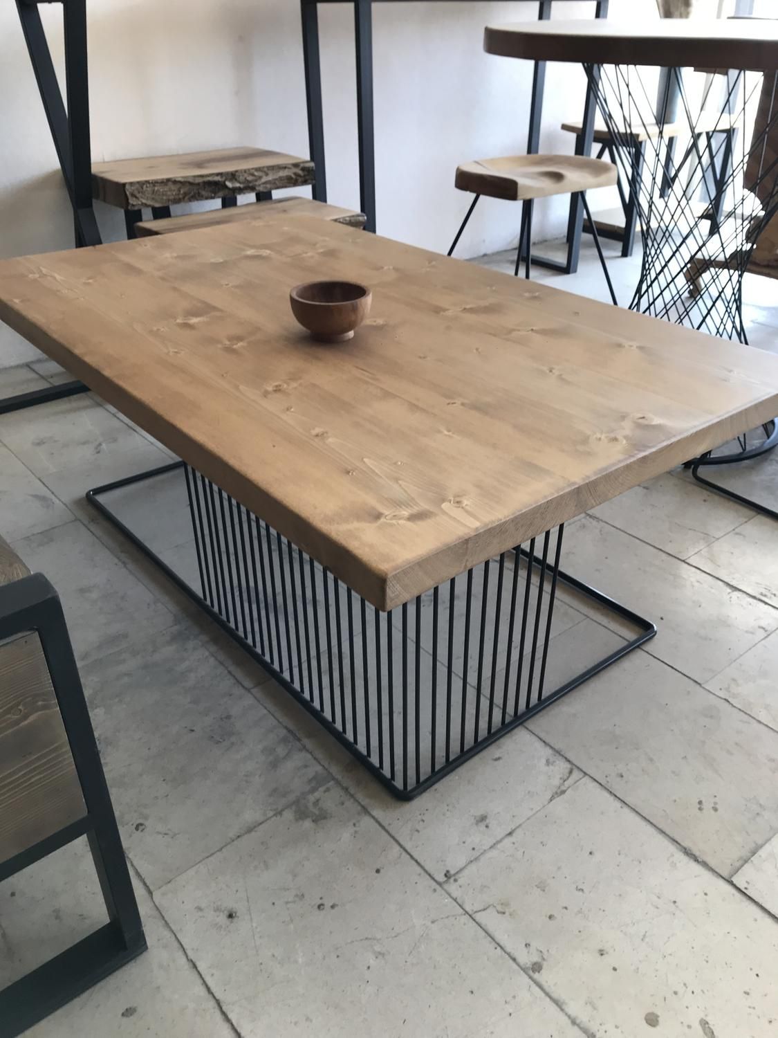 میز جلو مبلی و عسلی روستیک|مبلمان خانگی و میز عسلی|شهریار, |دیوار