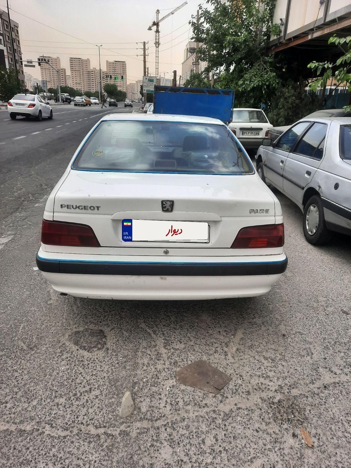 پژو پارس سفید مدل اسفند ۱۴۰۰|خودرو سواری و وانت|تهران, شهرک راه‌آهن|دیوار