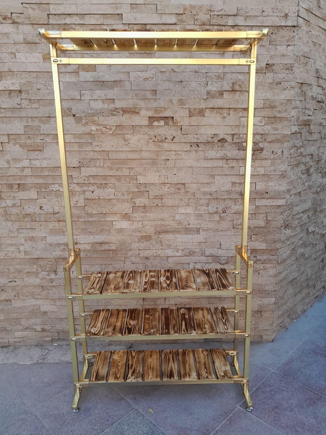 رگال طلایی جا کفشی دار و جا کیفی دار|جاکفشی، کمد، دراور|اهواز, کیانپارس |دیوار