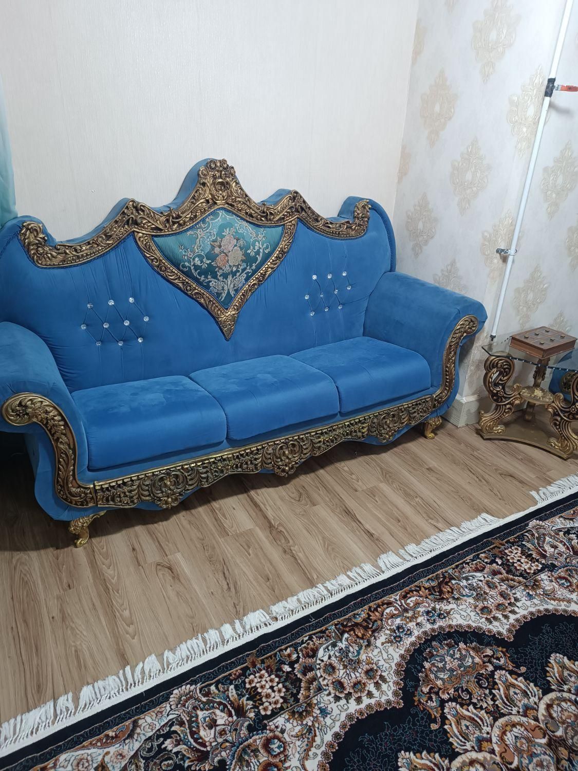 مبلمان سلطنتی ۸ نفره|مبلمان خانگی و میز عسلی|بندر ماهشهر, |دیوار