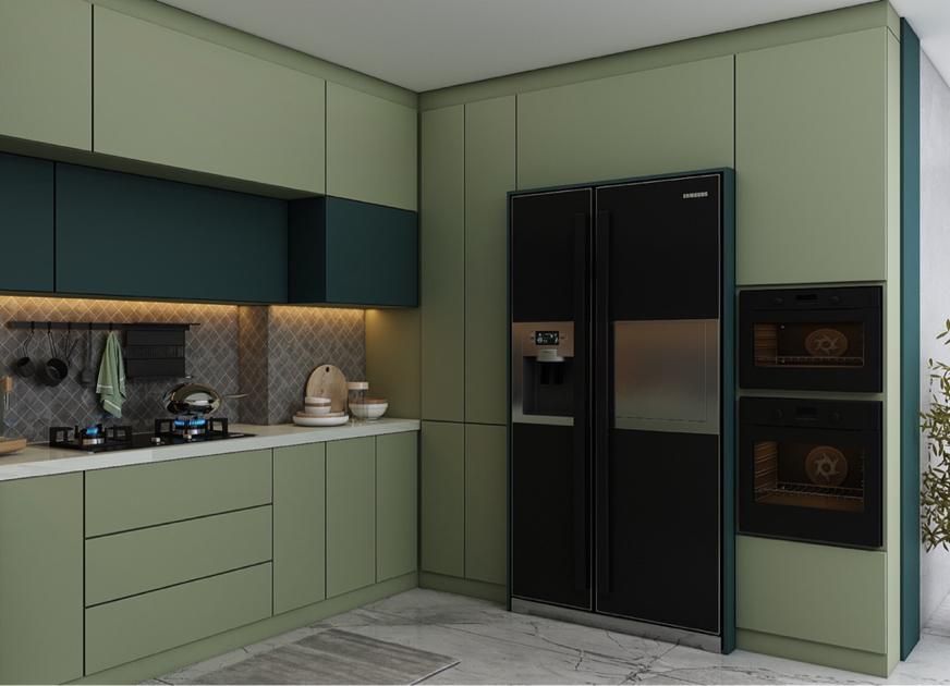 طراحی سه بعدی 3D کابینت - انواع ورقMDFو پی وی سی|خدمات پیشه و مهارت|صدرا-فارس, |دیوار