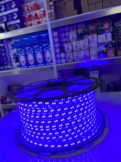 فروش ویژه به قیمت فاکتور ریسه شلنگی آبی ، متری ۲۵|ریسه و چراغ تزئینی|ملایر, |دیوار