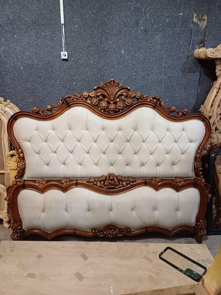 سرویس خواب چوبی تمام چوب مدل لرنزو|تخت و سرویس خواب|تهران, یافت آباد جنوبی|دیوار